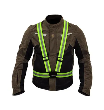 QUIPCO Flash Hi Viz Suspenders - Flourescent Green