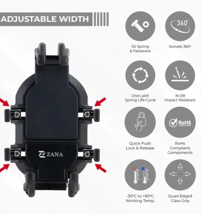 ZANA Universal Mobile Holder Without Charger – ZI-PH-001