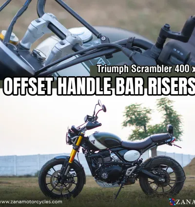 HANDLE BAR RISER-TRIUMPH SCRAMBLER 400 (ZANA)